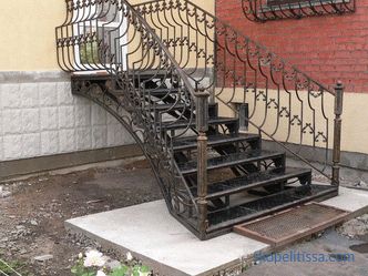 Ulazne stepenice do kuće: zahtjevi, komponente, materijali