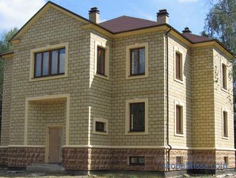 Kuće s ključevima toplinskih blokova u Moskvi: projekti, cijene i fotografije