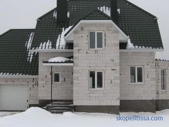 Country kuće od pjene blokova - ključ u ruke projekata, cijene za izgradnju u Moskvi, foto