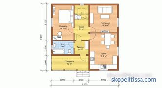 Planiranje kuće 9 od 9 s potkrovljem - prednosti i mane odabira projekta
