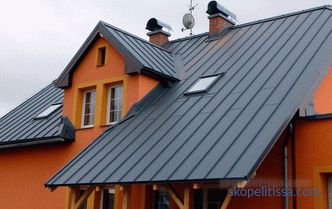Metalni krov: sorte, tehnologija građenja