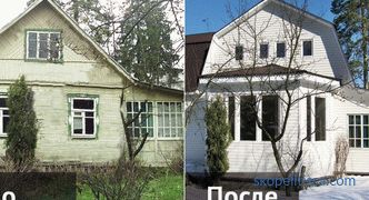 Restrukturiranje seoske kuće, preinaka i rekonstrukcija kuće u zemlji, cijena popravaka u Moskvi, fotografija