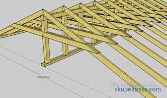 Rafter sustav dvostruki krov, njegov dizajn, dijagram i uređaj, fotografija, video