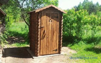 Drveni toalet dati, pogledi, kako graditi, sheme, fotografije