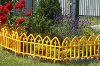 Vrt dizajner cvijet krevet: cijene za ograde