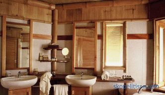 Kupaonica dizajn u drvenoj kući - pravila uređenja modernog interijera