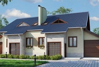 Projekti kuća i vikendica za 2 obitelji s različitim ulazima, planiranje, cijene za izgradnju u Moskvi