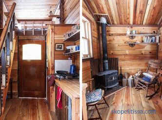 Kuća kabina - kako organizirati, primjere i fotografije