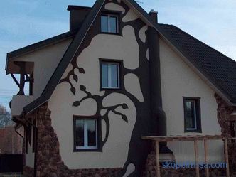 Dizajn i stilovi fasade seoske kuće: primjeri s fotografijama
