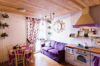 Kuhinjski dizajn s blagovaonicom i dnevnim boravkom u privatnoj kući: fotografija ideja za planiranje